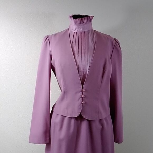 Vintage JCPnny Suit Dress & Jacket Size 10 - Picture 2 of 14